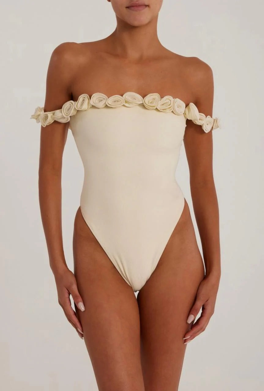 Maiô Olenna Floralis Off White