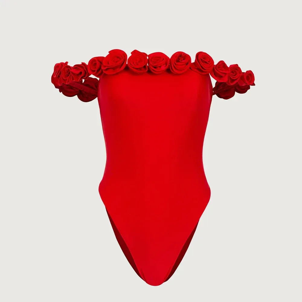 Maiô Olenna Floralis Vermelho