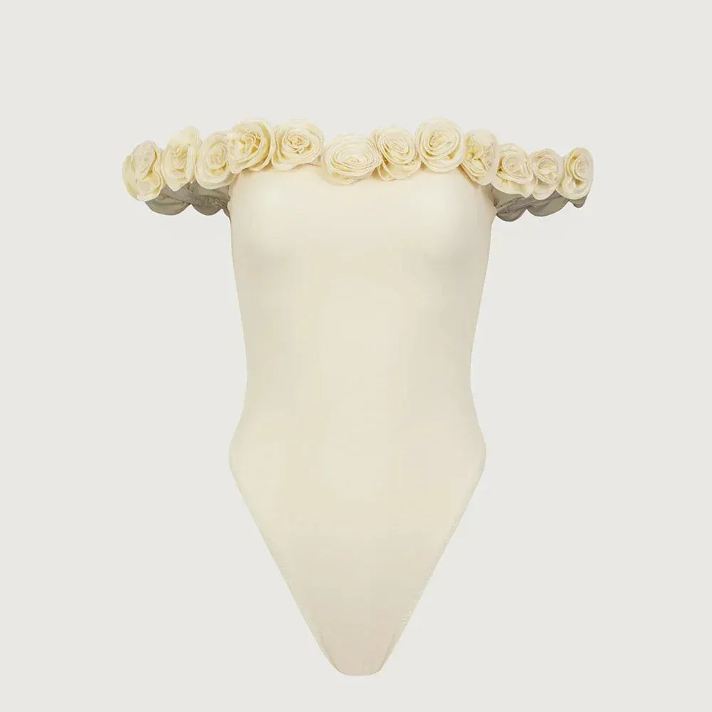 Maiô Olenna Floralis Off White